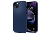 Puhelin - Kannet ja kotelot - Spigen Silicone Fit Mag Case with MagSafe for iPhone 14 Plus - Blue - 21224-0