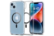 Puhelin - Kannet ja kotelot - Spigen Ultra Hybrid Mag Case with MagSafe for iPhone 14 Plus - Clear Gray - 21312-0