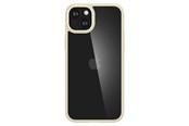 Puhelin - Kannet ja kotelot - Spigen Crystal Hybrid iPhone 15 Plus Case - Transparent Beige - Spigen Crystal Hybrid, sand beige - iPhone 15 Plus