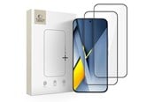 Puhelintarvikkeet - Näytönsuojat - Tech-Protect Glass Fit+ 2-pack for Xiaomi Poco F8 Pro Ultra - Black - 5906302352661