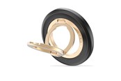 Puhelin - Muut lisävarusteet - Tech-Protect MMR700 Lamano MagSafe Magnetic Phone Holder - Black & Gold - 5906302353088