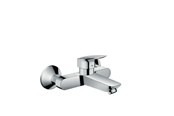 Sekoittajat ja liittimet - Hansgrohe logis single lever basin mixer for wall chrome - 71225000