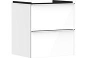 Suihku- ja asennustarvikkeet - Hansgrohe xelu q vanity unit high gloss white 580/475 with 2 - 54023000