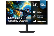 Näyttö - 32" Samsung Odyssey OLED G7 G73SH 4K UHD 165Hz / FHD 330Hz - LS32HG732SUXEN