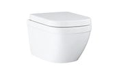 WC:t, istuimet, bideet ja varaosat - Grohe euro ceramic wall hung wc set with soft close - 39554000