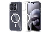 Puhelin - Kannet ja kotelot - Tech-Protect FlexAir Hybrid MagSafe Case for Motorola Moto G67 / G77 - Transparent - 5906302323517