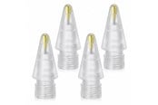 Puhelin - Muut lisävarusteet - Tech-Protect Stylus Tips 4-Pack Interchangeable Tips for Apple Pencil - Transparent - 5906302323968