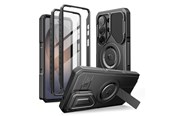 Puhelin - Kannet ja kotelot - Tech-Protect Kevlar MagSafe 2-Set Case for Samsung Galaxy S26 Ultra - Black - 5906302340040