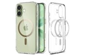 Puhelin - Kannet ja kotelot - Spigen Ultra Hybrid MagSafe Case for iPhone 17 - Transparent Gold - 28050-0