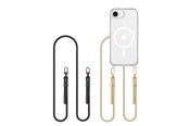 Puhelin - Muut lisävarusteet - Tech-Protect FlexAir Chain MagSafe Case for iPhone 16e / 17e - Black and Beige - 5906302360345