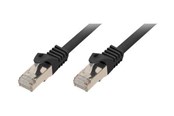 Verkkokaapelit - shiverpeaks BASIC-S patch cable - 3 m - black - Musta - 3m - BS75513-S