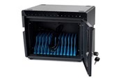 Seinäkiinnitys, AV-kiinnikkeet & AV-kalusteet - Deltaco cabinet unit - for 10 tablets / mobile phones - black - Max - recommended for - DPS-0301