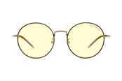 Pelilasit - Gunnar Ellipse - for computer - frame: black / gold - lens: amber - ELL-10901