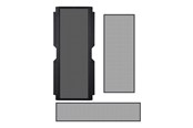 Kotelot - lisätarvikkeet - Lian Li LAN3-1X - system cabinet dust filter kit - LAN3-1X