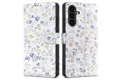 Puhelin - Kannet ja kotelot - Tech-Protect Wallet Case for Samsung Galaxy A56 5G - White Daisies - 5906302362196