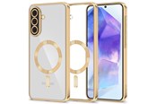Puhelin - Kannet ja kotelot - Tech-Protect MagFlex MagSafe Case for Samsung Galaxy A56 5G - Clear Gold - 5906302362240