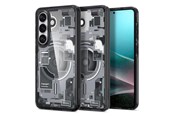 Puhelin - Kannet ja kotelot - Spigen Ultra Hybrid Mag MagSafe Case for Samsung Galaxy S26 Zero One - Clear Black - 29403-0