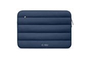 Laukut - Tech-Protect Fluffy Laptop Bag 13-14 - Navy Blue - 5906302362486