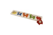 Puulelut - Primi Passi - Wooden Studded Board Animal Gutter - PP1004