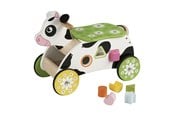 Puulelut - Primi Passi - Wooden Shape and Walker Cow - PP1043