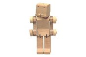 Puulelut - Primi Passi - Wooden Transforming Robot/Truck - PP3501