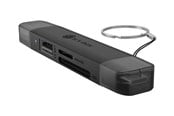Muistikortinlukijat - adapterit ja kortinlukijat - ICY BOX IB-CR203-CU3 - card reader - USB 3.2 Gen 1 / USB-C / USB-A - IB-CR203-CU3