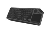 Näppäimistöt - Natec TURBOT 2 - keyboard - 75% compact - with touchpad - QWERTY - US - black grey Input Device - Näppäimistö - Englanti (US) - Harmaa - NKL-2317