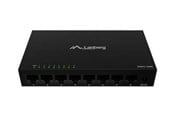 Kytkimet - Lanberg DSM1-1008 - switch - 12 V metal case - 8 ports - unmanaged - DSM1-1008