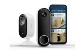 Verkkokamerat - Arlo Essential 3 - Essential Home Security kit - network surveillance camera - with  Essential 3 Indoor Security Camera - BUN3080-3070EUS