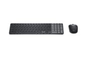 Näppäimistöt - Dell Pro 7 KM746 - keyboard and mouse set - rechargeable compact - QWERTY - US International - black Input Device - Näppäimistö ja Hiirisetti - Universal - Musta - KM746-BLK-INT