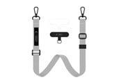 Puhelin - Muut lisävarusteet - Tech-Protect C6S Long Phone Lanyard - Grey - 5906302362882