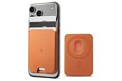 Puhelin - Muut lisävarusteet - Spigen Valentinus MagSafe Magnetic Phone Wallet - Orange - AFA11339