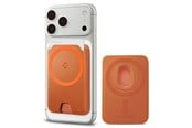 Puhelin - Muut lisävarusteet - Spigen Valentinus MagFit+ MagSafe Magnetic Phone Wallet - Orange - AFA11340