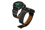 Smartwatch - Lisävarusteet - Spigen Athlex Air Strap for Garmin QuickFit 22mm - Black and Orange - 30046-0