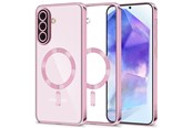 Puhelin - Kannet ja kotelot - Tech-Protect MagFlex MagSafe Case for Samsung Galaxy A56 5G - Clear Pink - 5906302363131