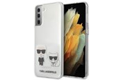 Puhelin - Kannet ja kotelot - Karl Lagerfeld Karl&Choupette Case for Samsung Galaxy S21+ - Transparent - 3666339003357