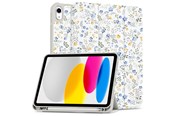 Tabletti - Kannet & Suojakotelot - Tech-Protect SC Pen Case for iPad 10.9" 2022 (10th Gen.) / 11" 2025 (11th Gen.) - Daisies with Leaves - 5906302363193