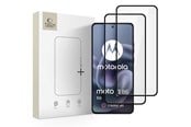 Puhelin - Kannet ja kotelot - Tech-Protect Glass Fit+ 2-pack Motorola Moto G86 5G / G86 5G Power Tempered Glass - Black - 5906302363254