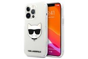 Puhelin - Kannet ja kotelot - Karl Lagerfeld Choupette Head Case for iPhone 13 Pro Max - Transparent - 3666339027964