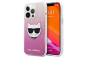 Puhelin - Kannet ja kotelot - Karl Lagerfeld Choupette Head Case for iPhone 13 Pro Max - Pink - 3666339028008