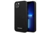 Puhelin - Kannet ja kotelot - Karl Lagerfeld Silicone Plaque Case for iPhone 13 mini - Black - 3666339048761