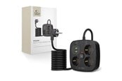 Puhelin - Adapterit & Laturit - Tech-Protect PCS3X4 Power Strip 3 AC Outlets 2xUSB-A 2xUSB-C 200 cm - Black - 5906302363414