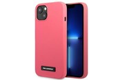 Puhelin - Kannet ja kotelot - Karl Lagerfeld Silicone Plaque iPhone 13 Case - Fuchsia - 3666339048815