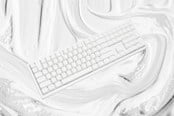 Näppäimistöt - Ducky Zero - White - Fullsize - Cherry MX2A Red - RGB - Wireless (Tri-mode) - DKZE2408ST3-CRFIPDOECL2WW1