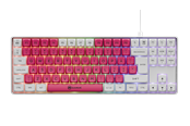 Näppäimistöt - AeroCool Gamiac TKL90G - White/Red - TKL - Kailh Blue - GAKM-G90NW2R.21