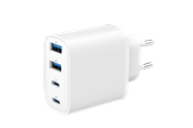 Puhelin - Adapterit & Laturit - Gembird 4-port 40 W GaN USB fast charger - TA-UC-2A2C-PD40-01-W