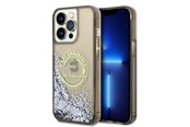 Puhelin - Kannet ja kotelot - Karl Lagerfeld Liquid Glitter RSG case for iPhone 14 Pro Max - black - 3666339086039