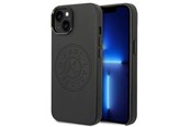 Puhelin - Kannet ja kotelot - Karl Lagerfeld Leather Perforated Logo Case for iPhone 14 Plus - Black - 3666339093204