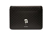 Laukut - Karl Lagerfeld Saffiano Monogram Ikonik case for a 16" laptop - black - 3666339170530