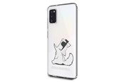 Puhelin - Kannet ja kotelot - Karl Lagerfeld Choupette Fun Case for Samsung A41 - Transparent - 3700740478813